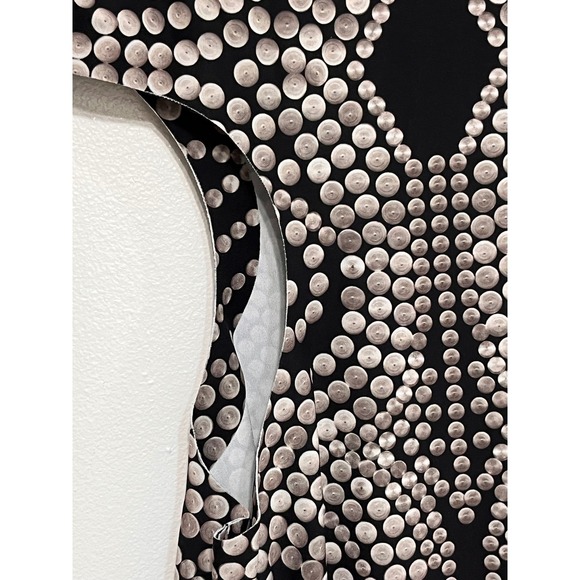 Norma Kamali Long Sleeve Mini Cut Out Dress Black M/38 New - Picture 6 of 14